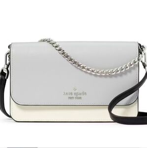 Kate Spade Gray and Cream Crossbody Bag
